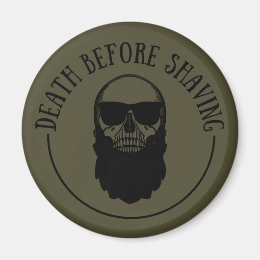 Bearded quotes grappige baard gezegden geschenken magneet (Voorkant)