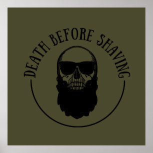 Bearded quotes grappige baard gezegden geschenken poster