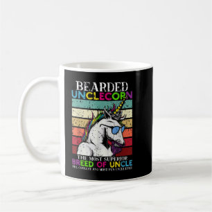 Bearded Unclecorn Uncle Unicorn Men Funny 463 Koffiemok