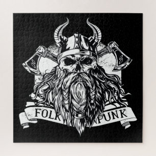 Bearded Viking Warrior Legpuzzel