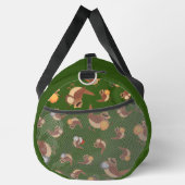 Bearded Vogel Gallant Groene Baret Vogel Groot Plunjezak (Rechts)