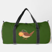 Bearded Vogel Gallant Groene Baret Vogel Groot Plunjezak (Achterkant)