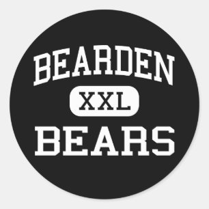 Bearden - Beren - High School - Bearden Arkansas Ronde Sticker