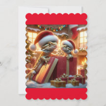 Beardie Christmas Kaart