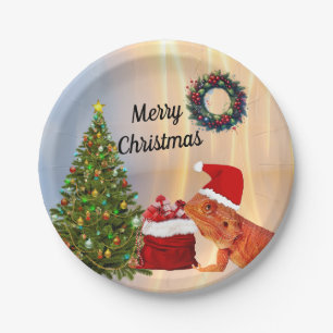 Beardie-Claus baardagaam Papieren Bordje