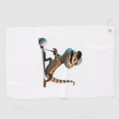 Beardie golfhanddoek (Horizontaal)