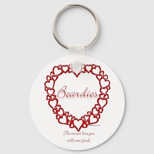 Beardie Ware Liefde - Sleutelhanger (Voorkant)