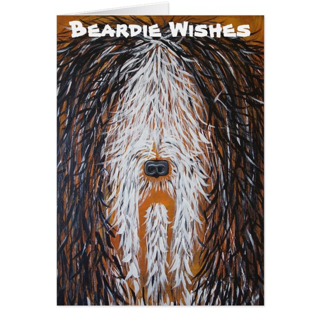 Beardie Wishes Card 2 (Voorkant)