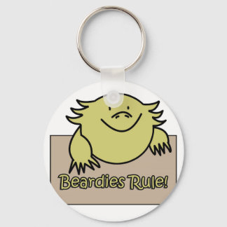Beardies Rule! Sleutelhanger