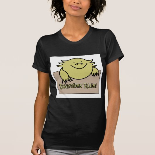 Beardies Rule! T-shirt (Voorkant)