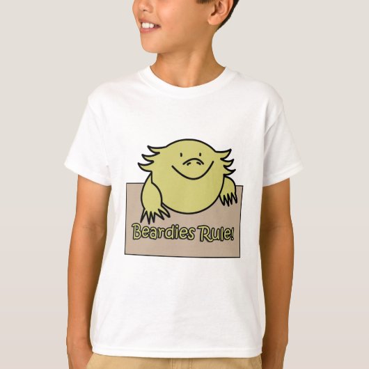 Beardies Rule! T-shirt (Voorkant)