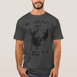 Beardliness komt naast godin-gestoorde baard t-shirt