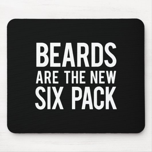 Beards Are The New Six Pack Muismat (Voorkant)