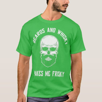 Beards en whisky maken me een frisse Classic TShir T-shirt
