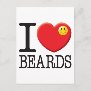 Beards Love Briefkaart