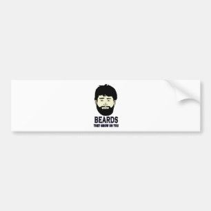 BEARDS - Ze groeien op je Bumpersticker
