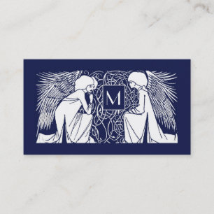 Beardsley Angels Monogram Mammie Calling Card Contactkaartje