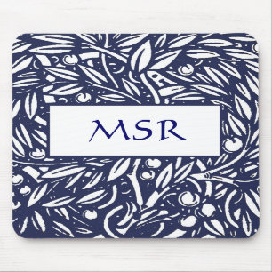 Beardsley Art Nouveau Monogram Mousepad Muismat