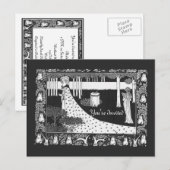 Beardsley bruiloft bruids douche uitnodiging briefkaart (Voorkant / Achterkant)