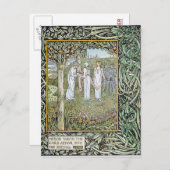 Beardsley: Dood van Arthur Briefkaart (Voorkant / Achterkant)