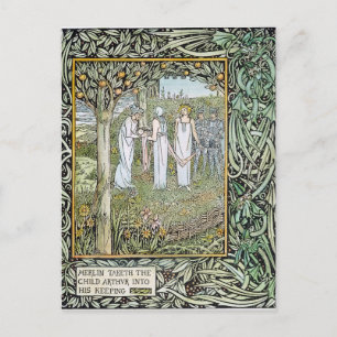 Beardsley: Dood van Arthur Briefkaart