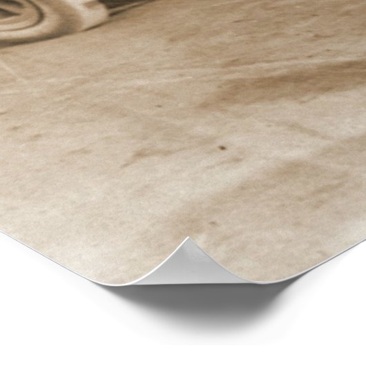 Beardsley en Coote in de Simplex Racer Poster (Hoek)