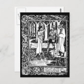 Beardsley Excalibur-postkaart Briefkaart (Voorkant / Achterkant)