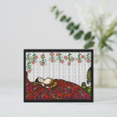Beardsley Geïnspireerd door Sleeping Princess Briefkaart (Staand voorkant)