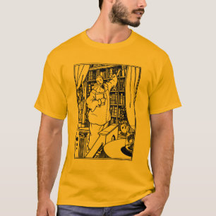 Beardsley Illustratie: Pierrot's Library T-shirt