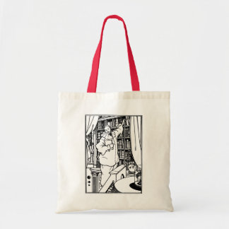 Beardsley Illustratie: Pierrot's Library Tote Bag