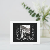 Beardsley Knight & Lady Save the Date Briefkaart (Staand voorkant)