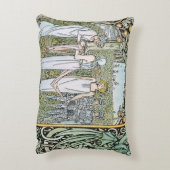 Beardsley: Morte D'Arthur Decoratief Kussen (Achterkant (Verticaal))