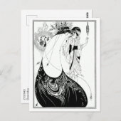 Beardsley Peacock Skirt  Briefkaart (Voorkant / Achterkant)