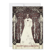 Beardsleyan Happy Halloween Carte de voeux