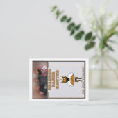 Beared Baker Banter Cartes de Commerce : Logo Podc (Debout devant)