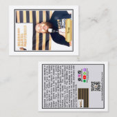 Beared Baker Banter Cartes de trading : Trey Sing (Devant / Derrière)