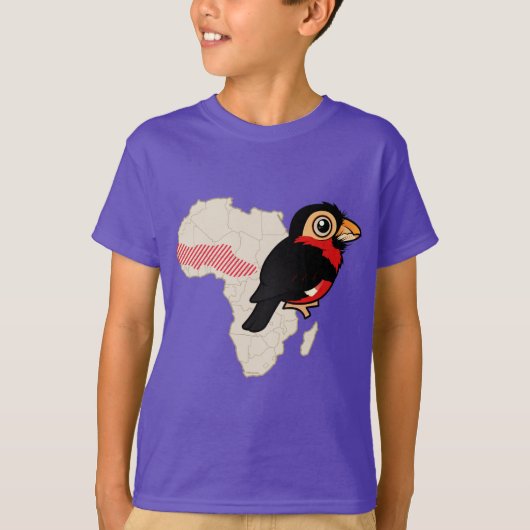 Beared Barbet-bereik T-shirt (Voorkant)