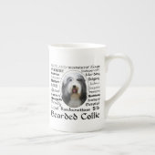 Beared Collie Bone China Mok (Rechts)