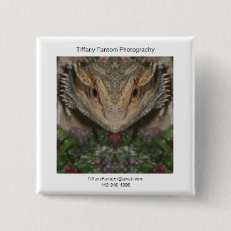 Beared Dragon Promo Vierkante Button 5,1 Cm