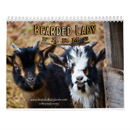 Beared Lady Boerderijen Agenda Kalender