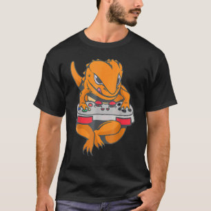 Bearing Dragon Gamer Boys Kinder Video Game Spelaa T-shirt