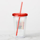 Bearish market | Trader | Simple design Acryl Drinkbeker (Achterkant)
