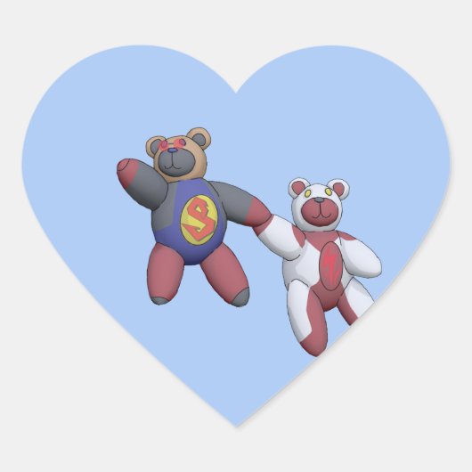 BearKon Hart Sticker (Voorkant)