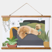 BEARLY AWAKE - CHOW bois tapisserie (Devant)