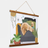 BEARLY AWAKE - CHOW bois tapisserie (Angulaire)