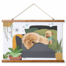 BEARLY AWAKE - CHOW-hout met tapijt