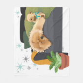 BEARLY AWAKE - CHOW polaire couverture (Devant)