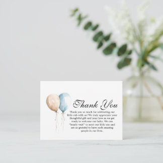 Bearly Wait Baby Shower Thank You Card Notitiekaartje