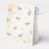 Bearly Wait Beer en Wolken Patroon Baby Shower Bedankdoosjes (Achterkant)