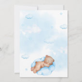 Bearly Wait Boy Baby shower Invitation (Dos)